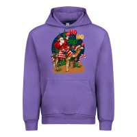 Tulip Christmas  camel with Santa Urban Hoodie - BarkalooDesign