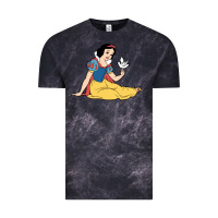 Cloud Black snow white Vintage Tee - linhVisuals