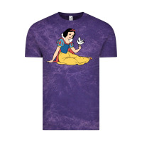 Cloud Purple snow white Vintage Tee - linhVisuals