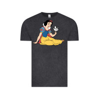Vintage Black snow white Vintage Tee - linhVisuals