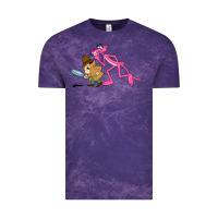 Cloud Purple the pink panther Vintage Tee - linhVisuals