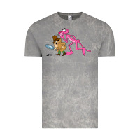 Cloud Rock the pink panther Vintage Tee - linhVisuals