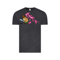 Vintage Black the pink panther Vintage Tee - linhVisuals