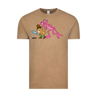 Vintage Coffee the pink panther Vintage Tee - linhVisuals