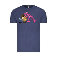Vintage Denim the pink panther Vintage Tee - linhVisuals