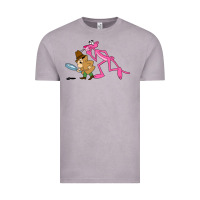 Vintage Zinc the pink panther Vintage Tee - linhVisuals