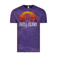 Cloud Purple jekyll island beach georgia ga palms vacation surf sundown tank top Vintage Tee - linhVisuals