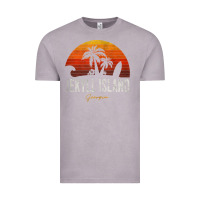 Vintage Zinc jekyll island beach georgia ga palms vacation surf sundown tank top Vintage Tee - linhVisuals