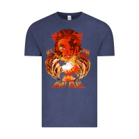 Vintage Denim set your heart ablaze Vintage Tee - linhVisuals