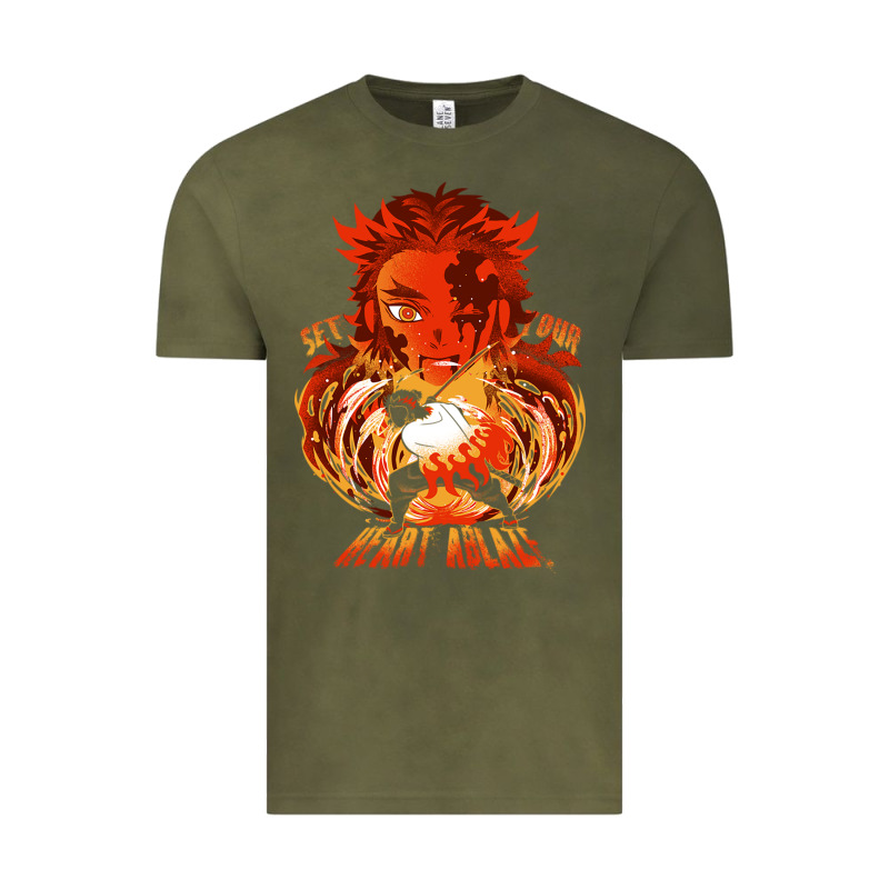 Set Your Heart Ablaze Vintage Tee by linhVisuals | Teevron