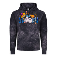 Cloud Black Stay Spooky Vintage Hoodie - texasbilliewilder