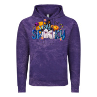 Cloud Purple Stay Spooky Vintage Hoodie - texasbilliewilder
