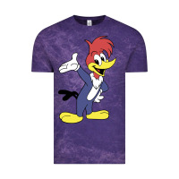 Cloud Purple woody woodpecker Vintage Tee - linhVisuals