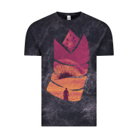 Cloud Black Dune Sandworm Vintage Tee - linhVisuals