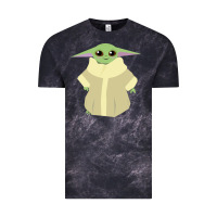 Cloud Black Baby Grogu Legend Vintage Tee - linhVisuals
