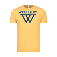 Vintage Mustard Wellesley College Vintage Tee - linhVisuals