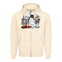 Sandshell I am Snow Cute Zipper Hoodie - FaDigitalArtStudio