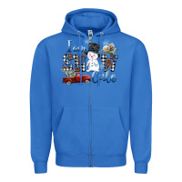 True Royal I am Snow Cute Zipper Hoodie - FaDigitalArtStudio