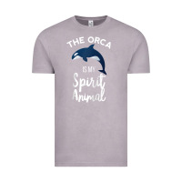 Vintage Zinc orca spirit animal killer whale ocean sea marine funny water raglan ba Vintage Tee - linhVisuals