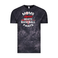 Cloud Black moms against white baseball pants sport lover mothers day Vintage Tee - linhVisuals