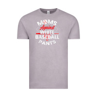 Vintage Zinc moms against white baseball pants sport lover mothers day Vintage Tee - linhVisuals