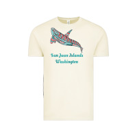 Vintage Arctic san juan islands upward orca killer whale native american raglan baseb Vintage Tee - linhVisuals