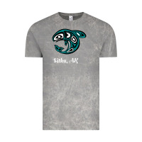 Cloud Rock sitka alaska native american tribal orca killer whale raglan baseball Vintage Tee - linhVisuals