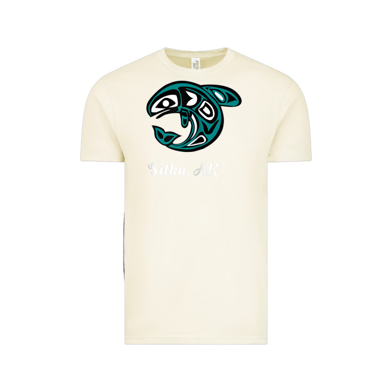 Sitka Alaska Native American Tribal Orca Killer Whale Raglan Baseball Vintage Tee by linhVisuals | Teevron