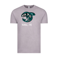 Vintage Zinc sitka alaska native american tribal orca killer whale raglan baseball Vintage Tee - linhVisuals