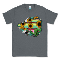 Charcoal Heather Colima State Of Mexico Map Classic Tee - RanaPortraitStore