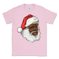 Bubblegum Pink african american santa Classic Tee - RanaPortraitStore