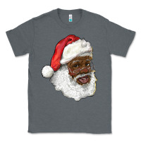 Charcoal Heather african american santa Classic Tee - RanaPortraitStore