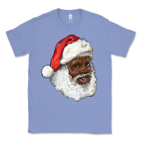 Colony Blue african american santa Classic Tee - RanaPortraitStore