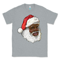 Heather Grey african american santa Classic Tee - RanaPortraitStore