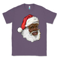 Lavender african american santa Classic Tee - RanaPortraitStore