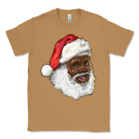 Toasted Coconut african american santa Classic Tee - RanaPortraitStore