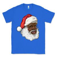 True Royal african american santa Classic Tee - RanaPortraitStore