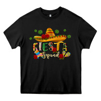 Black fiesta squad Heavy Core Tee - JahusDesignShop