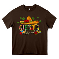Chocolate Brown fiesta squad Heavy Core Tee - JahusDesignShop