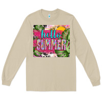 Mushroom hello summer with cowhide Long Sleeve Tee - TumblerDesignByShophia