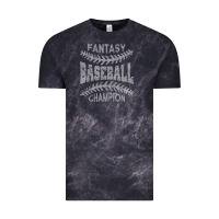 Cloud Black fantasy baseball champion distressed Vintage Tee - linhVisuals