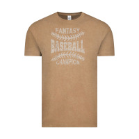Vintage Coffee fantasy baseball champion distressed Vintage Tee - linhVisuals