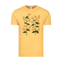 Vintage Mustard Funny Cat Camouflage Vintage Tee - linhVisuals