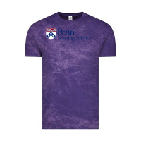 Cloud Purple penn nursing science Vintage Tee - linhVisuals