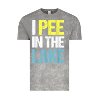 Cloud Rock i pee in the lake funny summer vacation t shirt Vintage Tee - linhVisuals