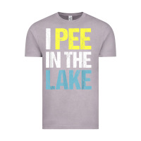 Vintage Zinc i pee in the lake funny summer vacation t shirt Vintage Tee - linhVisuals