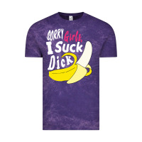 Cloud Purple sorry girls i suck dick Banana Vintage Tee - linhVisuals