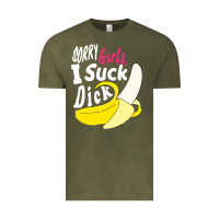 Sorry Girls I Suck Dick Banana Vintage Tee | Teevron