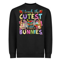 Black Easter Day I teach the cutest little bunnies Heavyweight Sweatshirt - OliviaCreatesArt