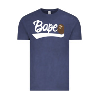 Vintage Denim bape text Vintage Tee - linhVisuals
